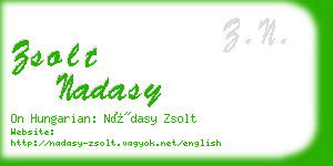 zsolt nadasy business card